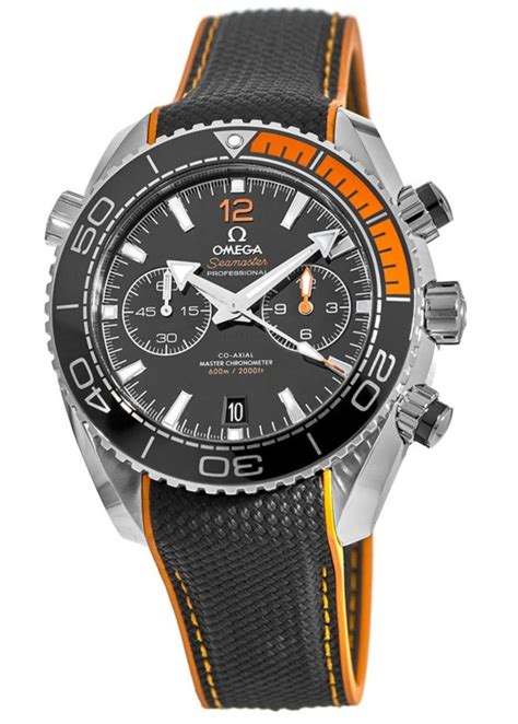 omega seamaster planet ocean mens watch rubber strap|omega planet ocean orange bezel.